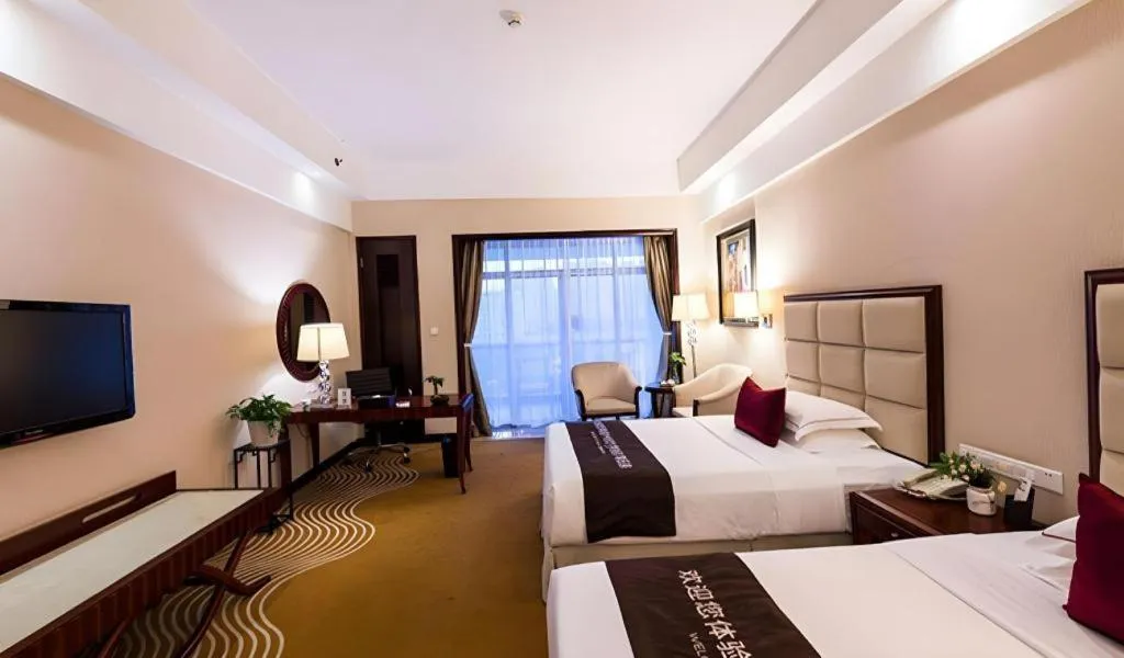 Bed in Country Garden Phoenix Hotel Europe City Chuzhou