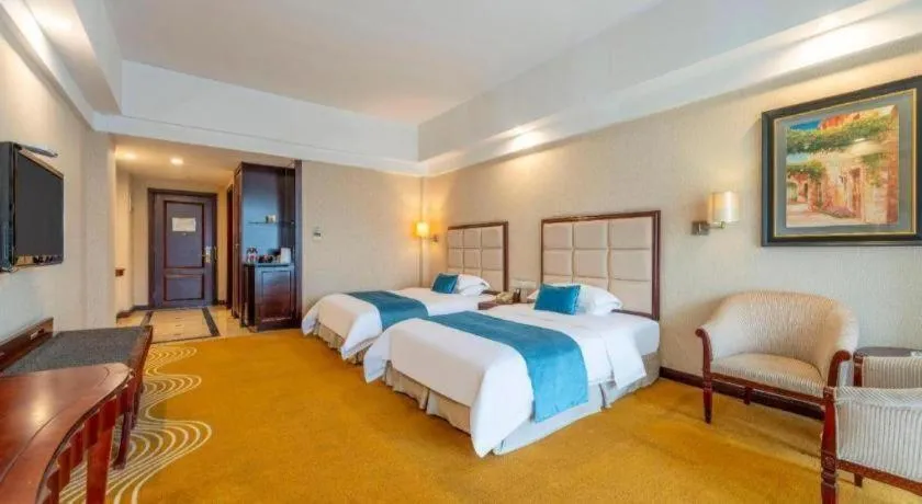 Bed in Country Garden Phoenix Hotel Europe City Chuzhou