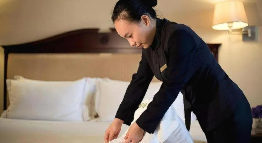 Bed in Country Garden Phoenix Hotel Europe City Chuzhou