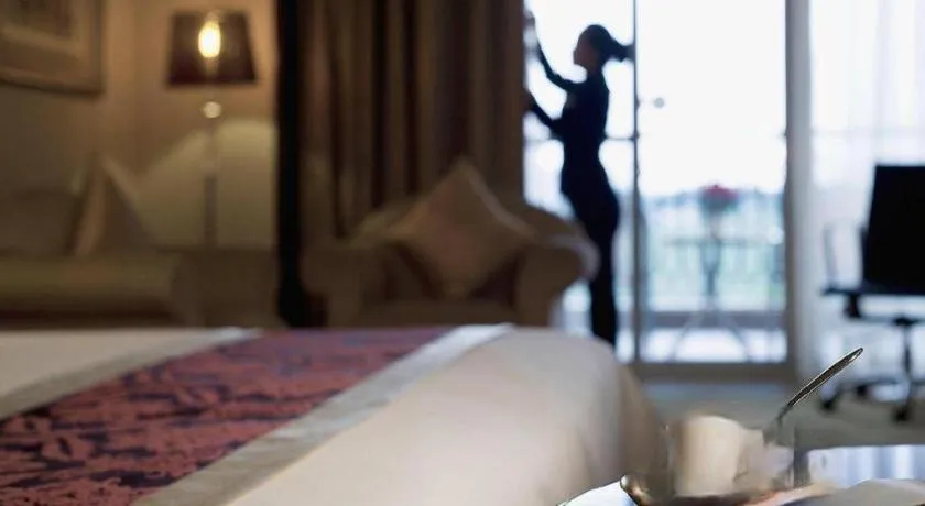 Bed in Country Garden Phoenix Hotel Europe City Chuzhou