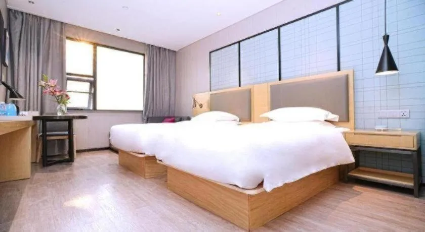 Bed in Echarm Hotel Nanning Nationalities Square Metro Station