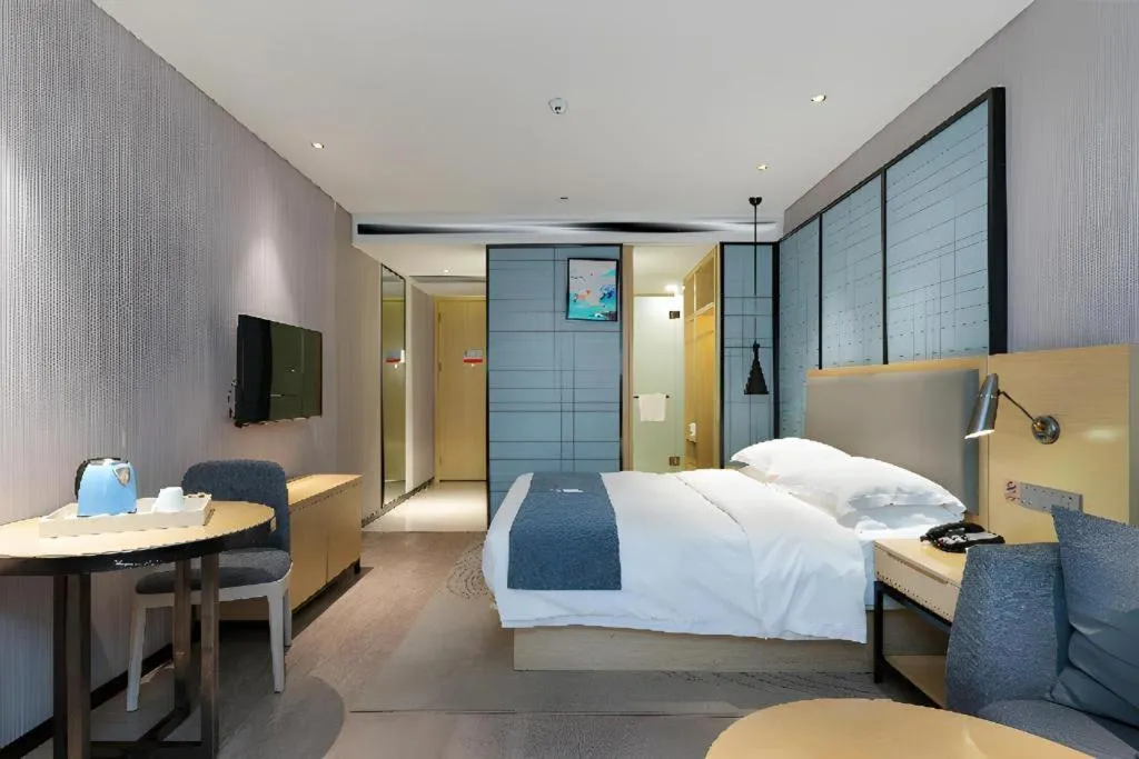 Bed in Echarm Hotel Nanning Nationalities Square Metro Station