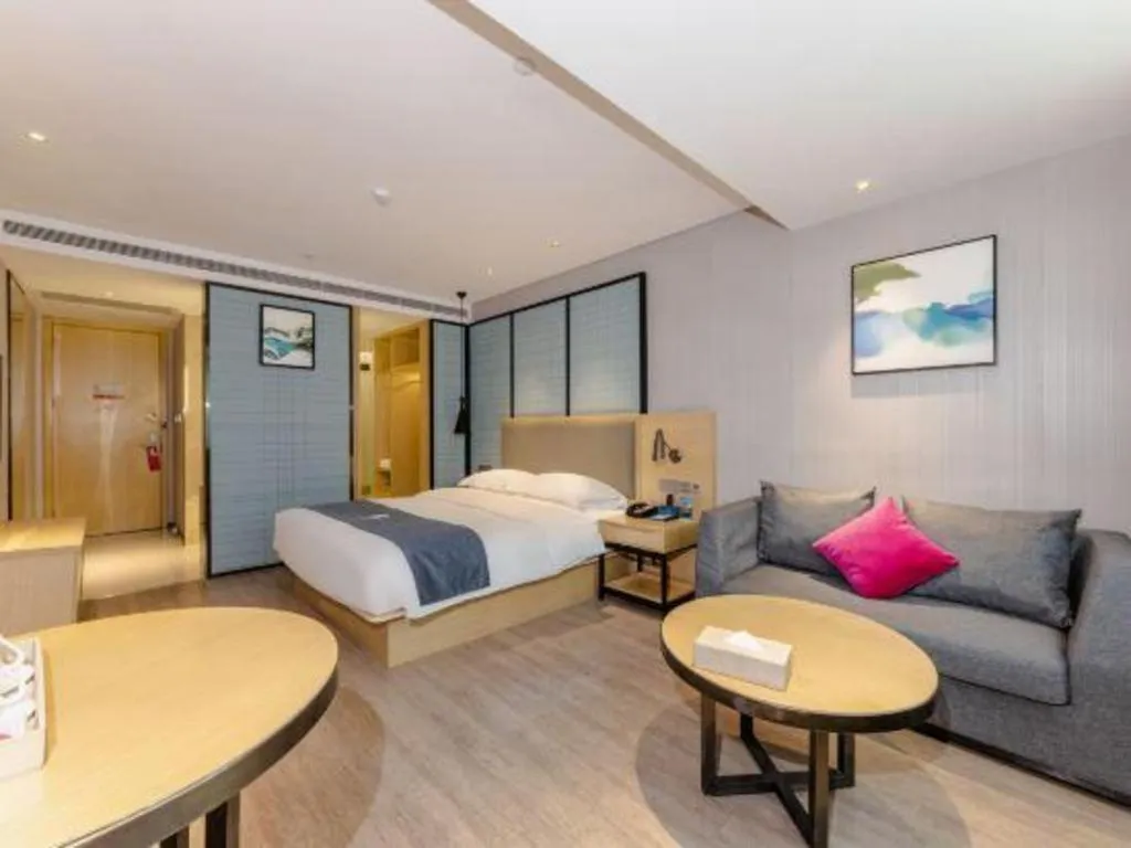 Bed in Echarm Hotel Nanning Nationalities Square Metro Station