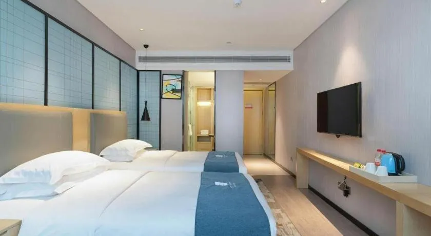 Bed in Echarm Hotel Nanning Nationalities Square Metro Station