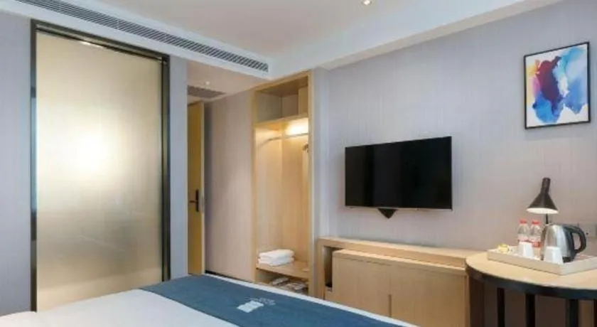 Bed in Echarm Hotel Nanning Nationalities Square Metro Station