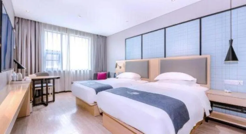 Bed in Echarm Hotel Nanning Nationalities Square Metro Station