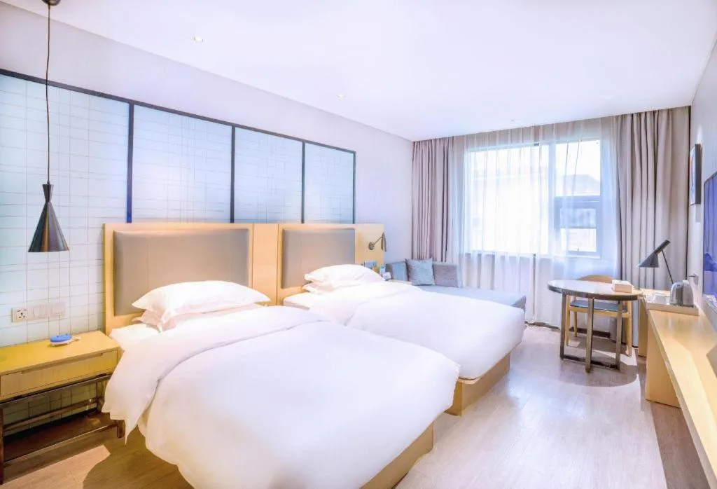 Bed in Echarm Hotel Nanning Nationalities Square Metro Station