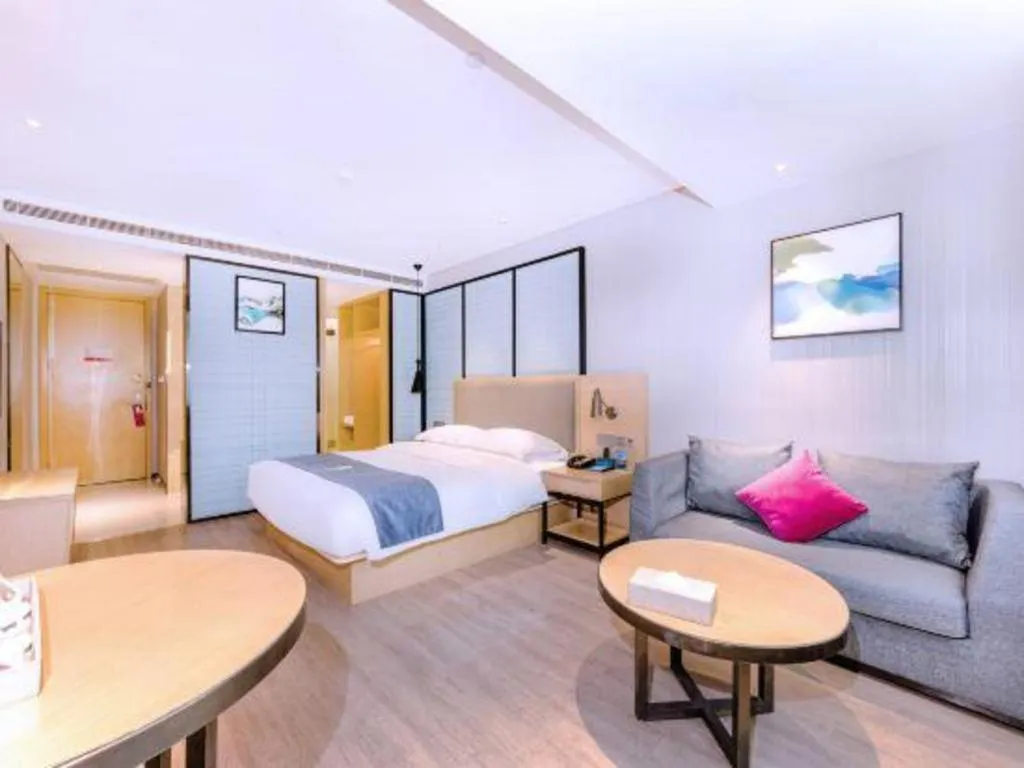 Bed in Echarm Hotel Nanning Nationalities Square Metro Station