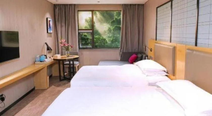 Bed in Echarm Hotel Nanning Nationalities Square Metro Station