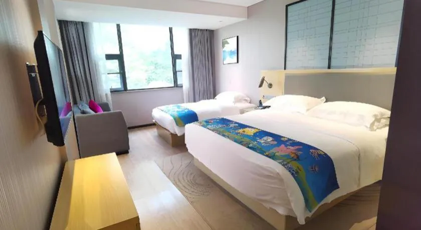 Bed in Echarm Hotel Nanning Nationalities Square Metro Station