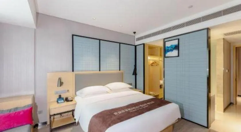 Bed in Echarm Hotel Nanning Nationalities Square Metro Station