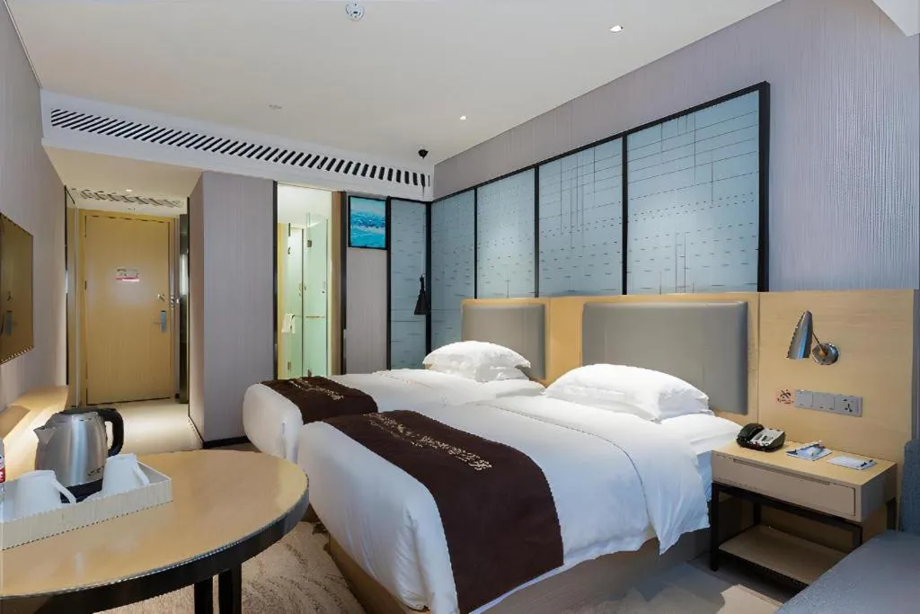 Bed in Echarm Hotel Nanning Nationalities Square Metro Station