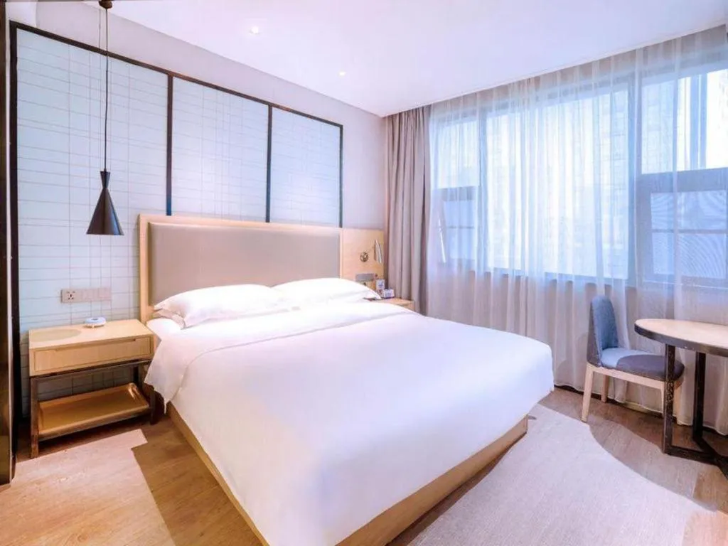 Bed in Echarm Hotel Nanning Nationalities Square Metro Station