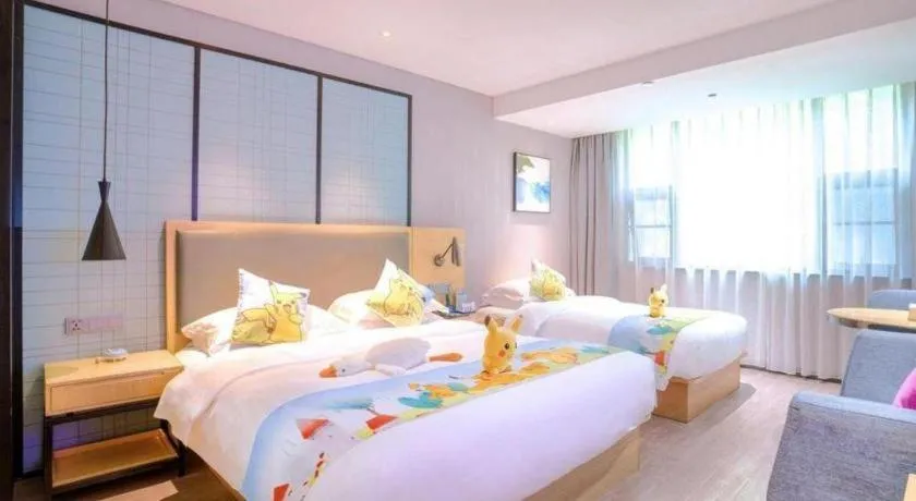 Bed in Echarm Hotel Nanning Nationalities Square Metro Station