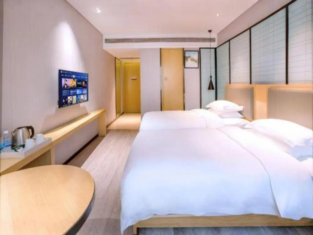 Bed in Echarm Hotel Nanning Nationalities Square Metro Station