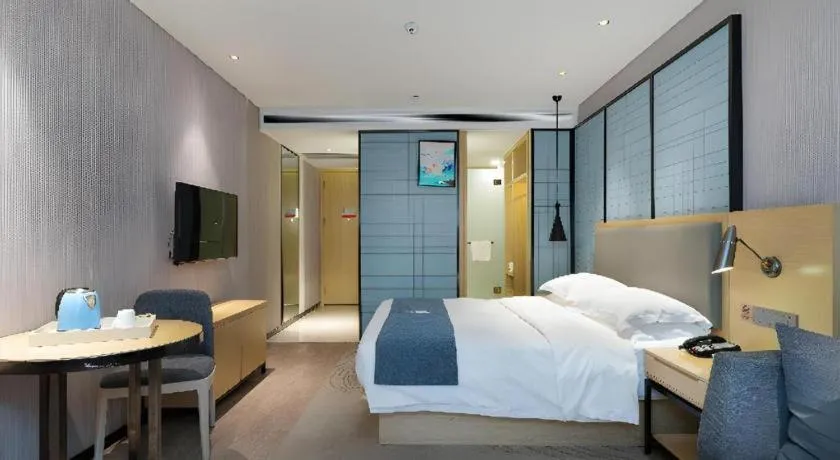 Bed in Echarm Hotel Nanning Nationalities Square Metro Station