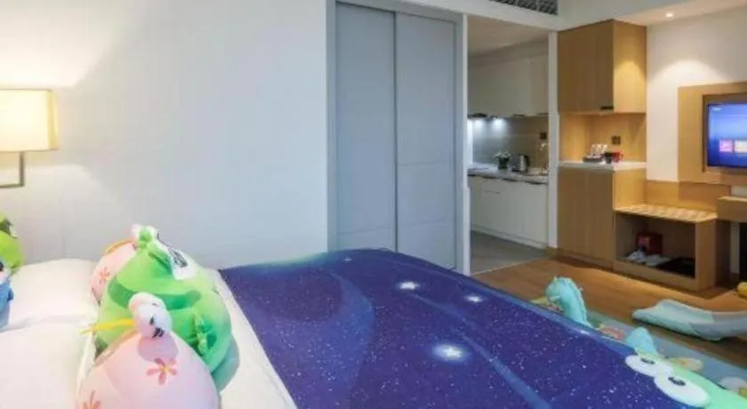 Bed in Ramada Encore by Wyndham Chongqing Yubei