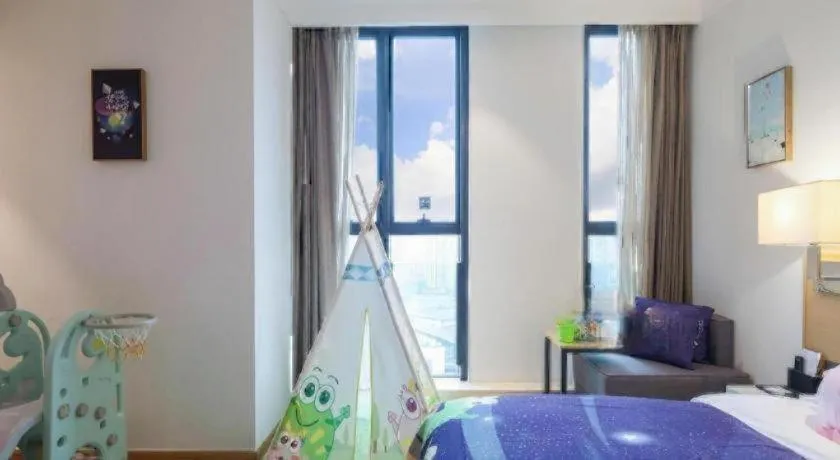 Bed in Ramada Encore by Wyndham Chongqing Yubei