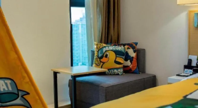 Bed in Ramada Encore by Wyndham Chongqing Yubei