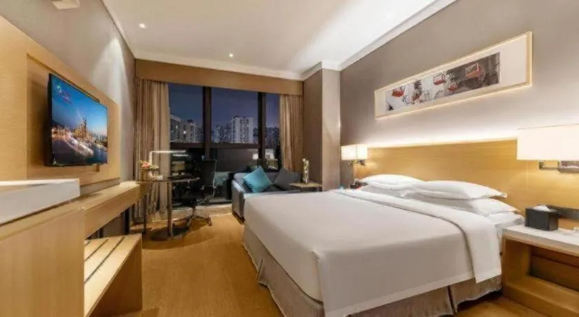 Bed in Ramada Encore by Wyndham Chongqing Yubei