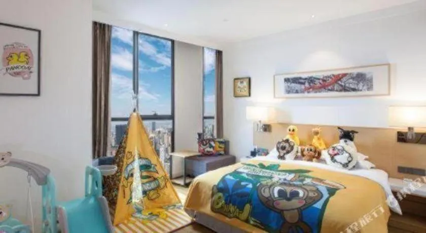 Bed in Ramada Encore by Wyndham Chongqing Yubei