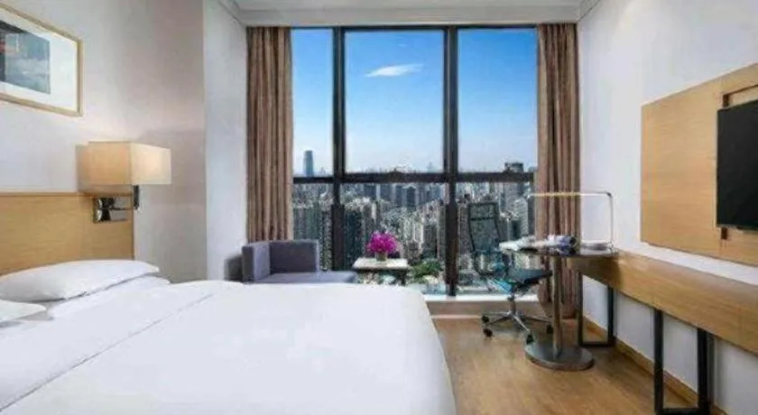 Bed in Ramada Encore by Wyndham Chongqing Yubei