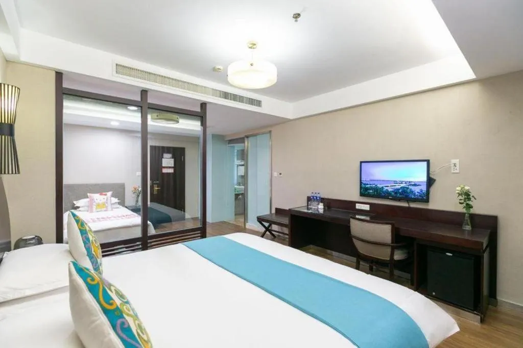 Bed in SSAW Boutique Hotel Shaoxing Ancient Town