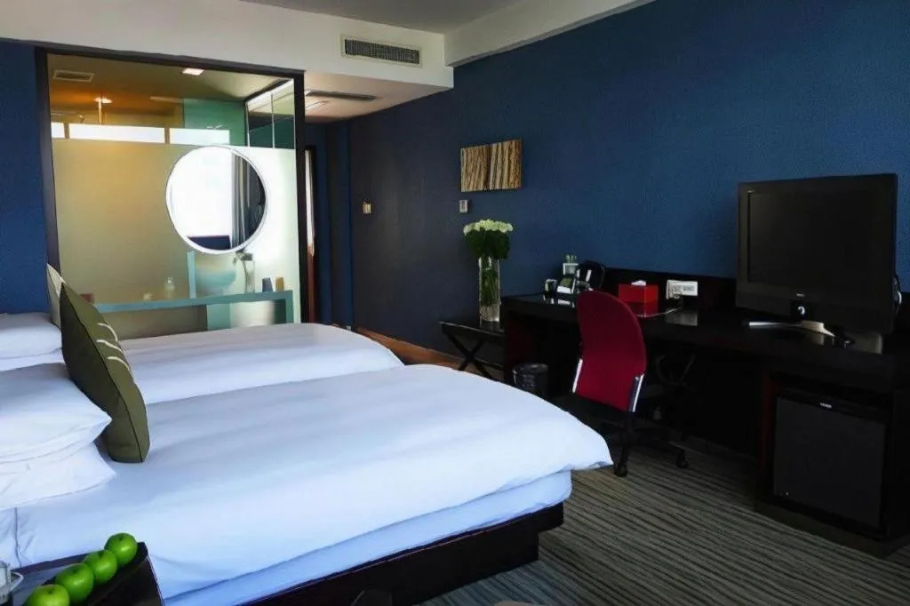 Bed in SSAW Boutique Hotel Shaoxing Ancient Town