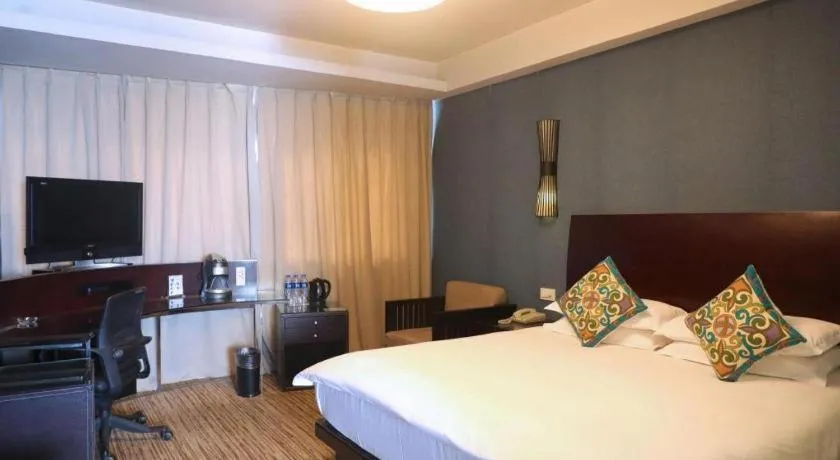 Bed in SSAW Boutique Hotel Shaoxing Ancient Town