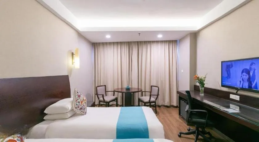 Bed in SSAW Boutique Hotel Shaoxing Ancient Town