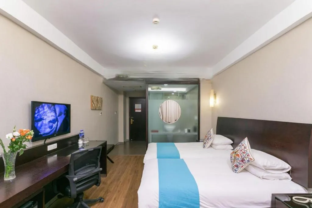 Bed in SSAW Boutique Hotel Shaoxing Ancient Town