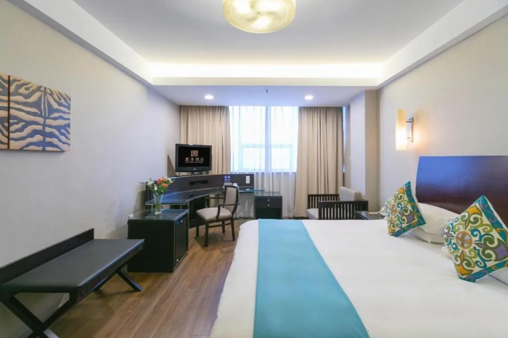 Bed in SSAW Boutique Hotel Shaoxing Ancient Town