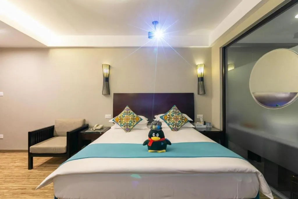Bed in SSAW Boutique Hotel Shaoxing Ancient Town