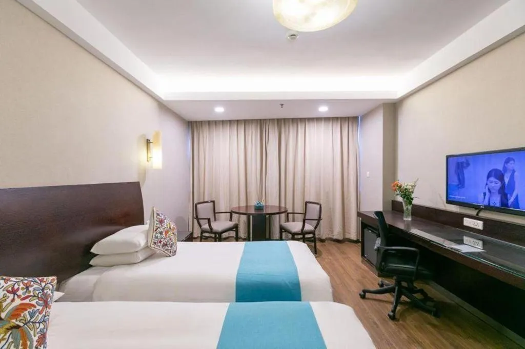 Bed in SSAW Boutique Hotel Shaoxing Ancient Town