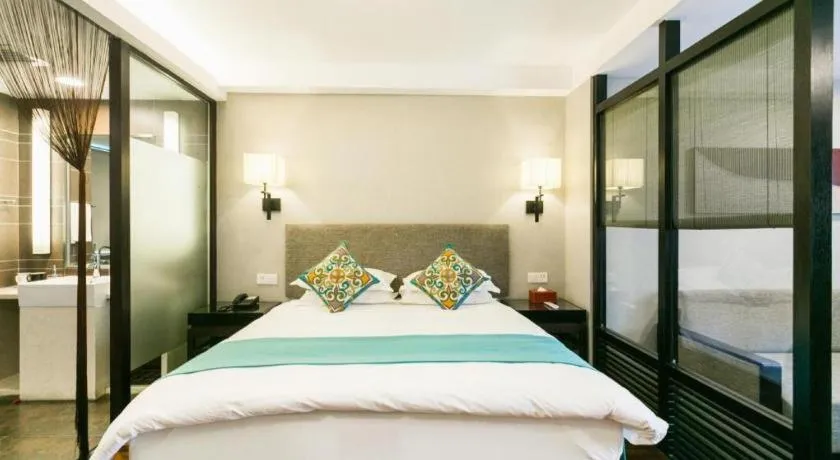 Bed in SSAW Boutique Hotel Shaoxing Ancient Town