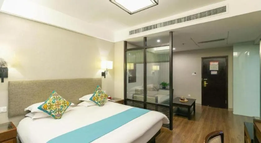 Bed in SSAW Boutique Hotel Shaoxing Ancient Town