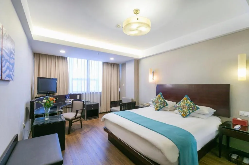 Bed in SSAW Boutique Hotel Shaoxing Ancient Town