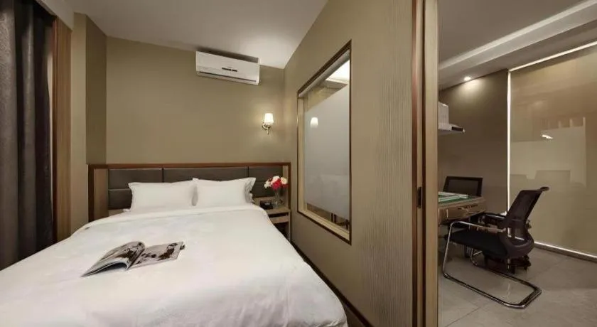 Bed in Hanyong Hotel Shenzhen International Exhibition Center