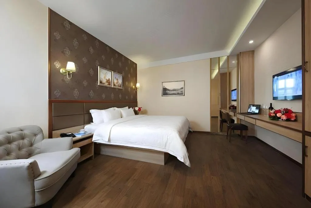 Bed in Hanyong Hotel Shenzhen International Exhibition Center