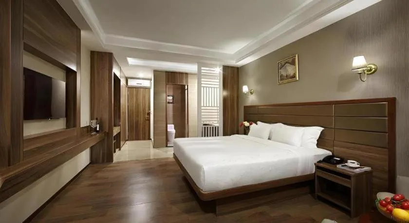 Bed in Hanyong Hotel Shenzhen International Exhibition Center