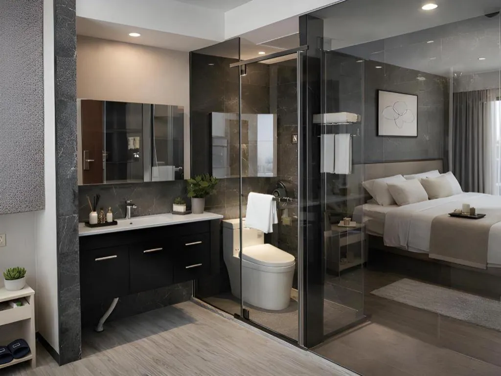 Bed in Hanyong Hotel Shenzhen International Exhibition Center