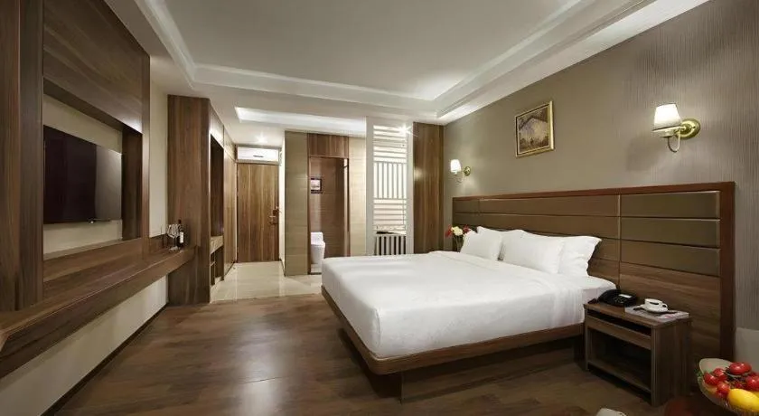 Bed in Hanyong Hotel Shenzhen International Exhibition Center