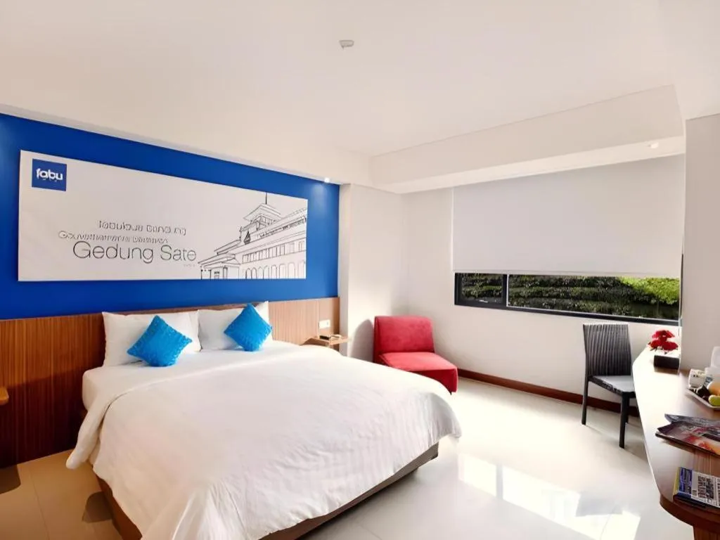 Bed in Indies Style Hotel Bandung
