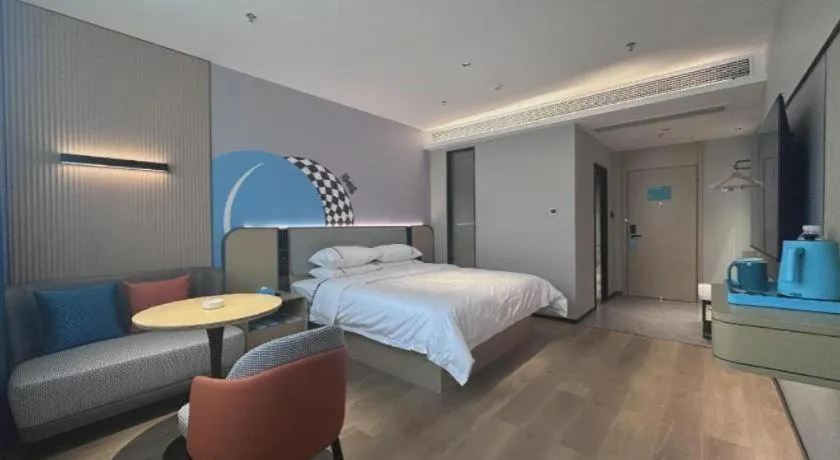 Bed in City Comfort Inn Hengyang Dayang Department Lianhu Plaza