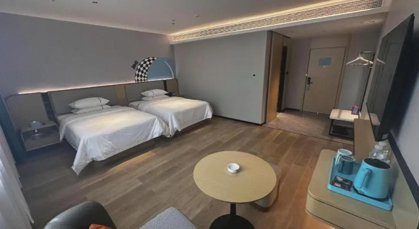 Bed in City Comfort Inn Hengyang Dayang Department Lianhu Plaza