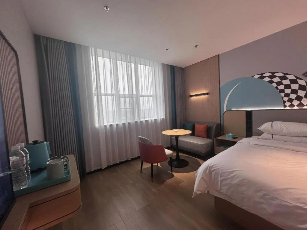 Bed in City Comfort Inn Hengyang Dayang Department Lianhu Plaza