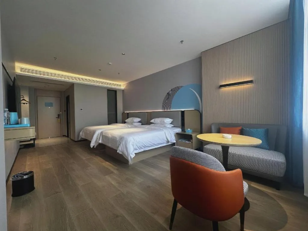 Bed in City Comfort Inn Hengyang Dayang Department Lianhu Plaza