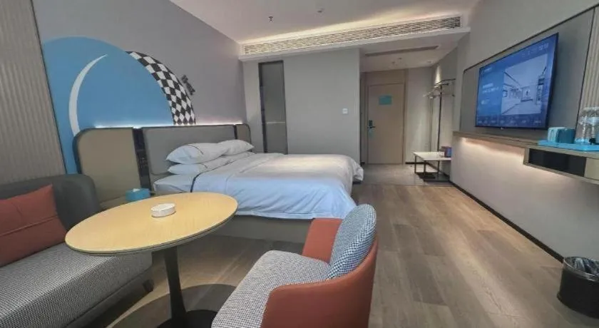 Bed in City Comfort Inn Hengyang Dayang Department Lianhu Plaza