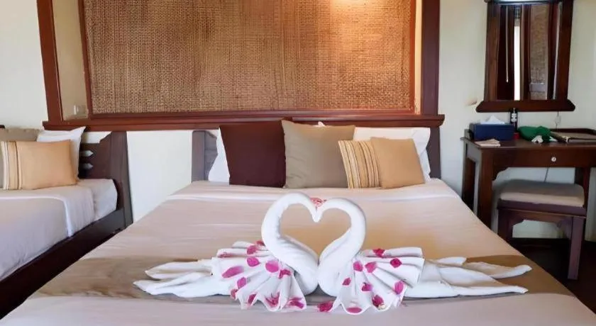 Bed in Pai Hotsprings Spa Resort