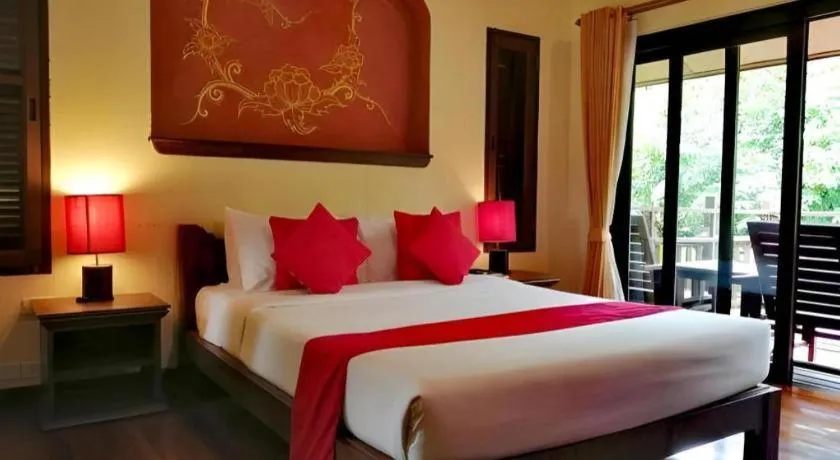 Bed in Pai Hotsprings Spa Resort